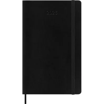 Kalendarz 2026 12M Moleskine L mi�kka oprawa czarny 13x21cm