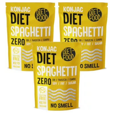 Diet-Food Makaron konjac spaghetti Zestaw 3 x 200 g