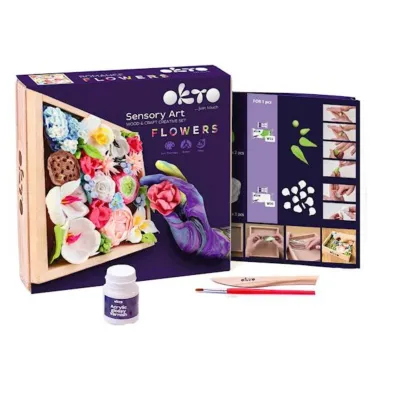 Sensory Art Okto Wood&Craft Zr�b w�asne kwiaty Romans