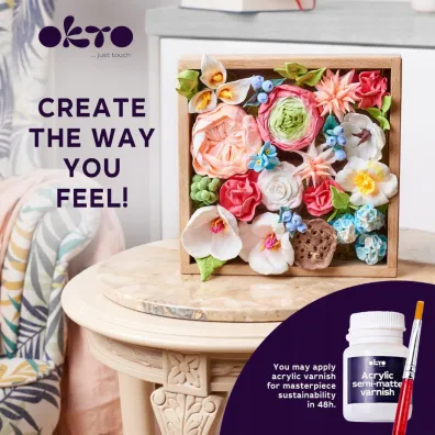Sensory Art Okto Wood&Craft Zr�b w�asne kwiaty Romans