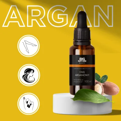 Big Nature Olejek arganowy piel�gnacja od�ywienie (w�osy, twarz, paznokcie, cia�o) 100 ml