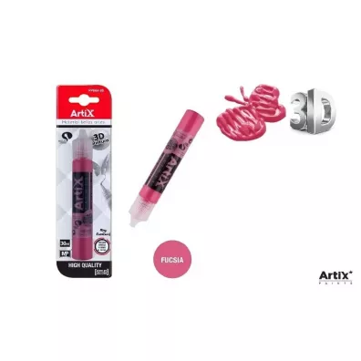 Artix Farba strukturalna 3D fuksja 30ml