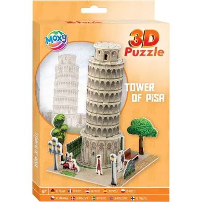 Puzzle piankowe 3D Wie�a w Pizie Grafix