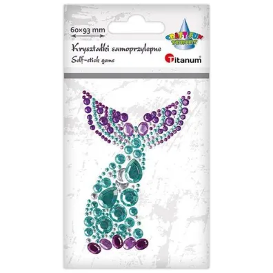 Titanum Kryszta�ki samoprzylepne ogon syreny 60x93mm