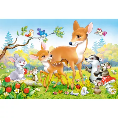 Puzzle maxi 40 el. Little Deer Castorland
