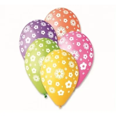 Godan Balony Premium Kwiatuszki 5 szt.