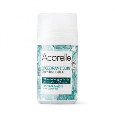 Acorelle Organiczny dezodorant w kulce  – lotos i bergamotka 50 ml