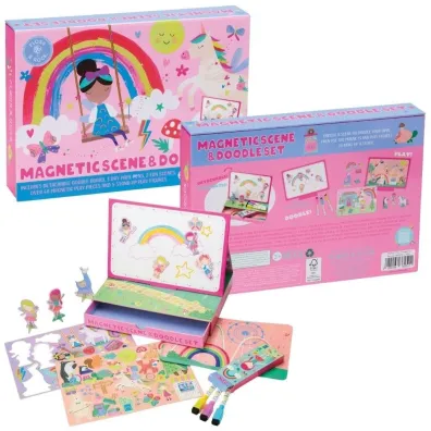 Magnetyczna uk�adanka i tablica T�czowe Wr�ki Floss & Rock