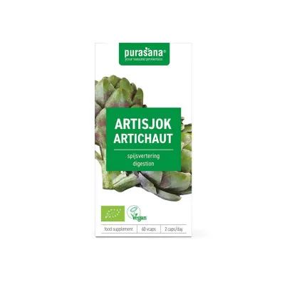 Purasana Karczoch ekstrakt (300 mg) suplement diety 60 kaps. Bio
