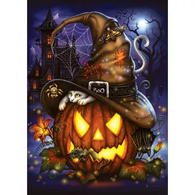 Puzzle 1000 Upiorna dynia G3 Cobble Hill
