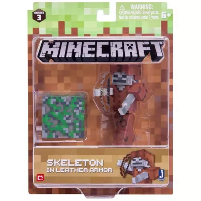 Minecraft - figurka Szkielet w sk�rzanej zbroi