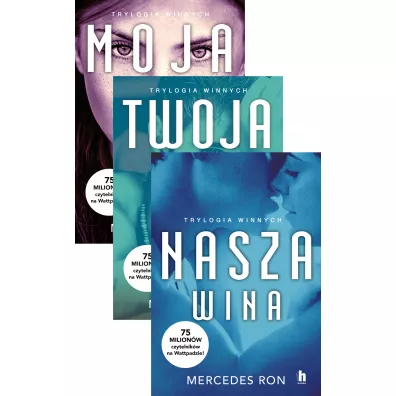 Pakiet Trylogia winnych. Tomy 1-3: Moja wina, Twoja wina, Nasza wina - Mercedes Ron