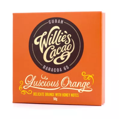 Willies Cacao Czekolada pomara�czowa 65% Luscious Orange Kuba 50 g
