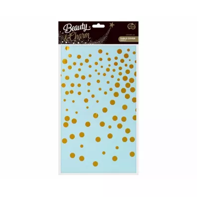 Godan Obrus foliowy B&C z�ote groszki 137x183 cm