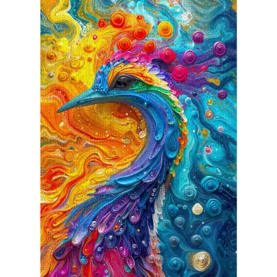 Puzzle 1000 Kolorowe pi�ra Enjoy