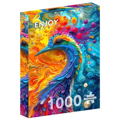 Puzzle 1000 Kolorowe pi�ra Enjoy