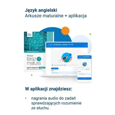 Nowa Teraz matura. J�zyk angielski. Arkusze maturalne. Poziom podstawowy. Do matury 2026