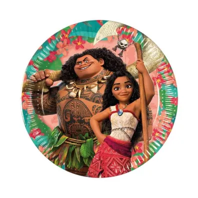 Godan Talerzyki papierowe Moana 20cm 8 szt
