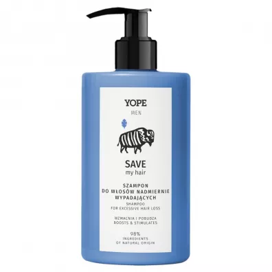 Yope Men Save My Hair szampon na nadmierne wypadanie wosw 300 ml