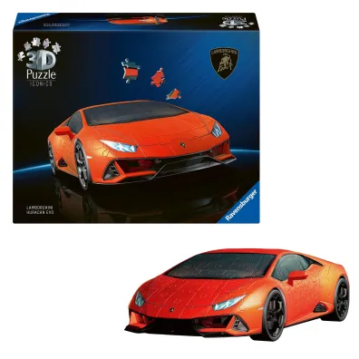 Puzzle 3D Lamborghini Huracn EVO-Arancio Ravensburger