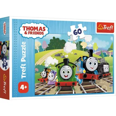 Puzzle 60 el. Tomek na wycieczce Trefl