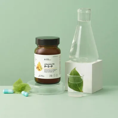 Aura Herbals Witamina B6 P-5-P 6 mg Suplement diety 60 kaps.