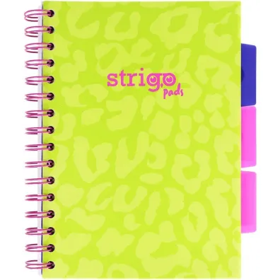 Strigo Ko�ozeszyt Pads A5 Neon zielony linia 100 kartek