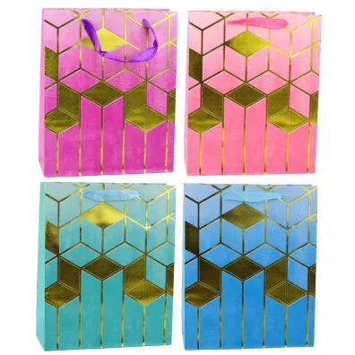 LeanToys Torebka prezentowa mix 32x26x12cm