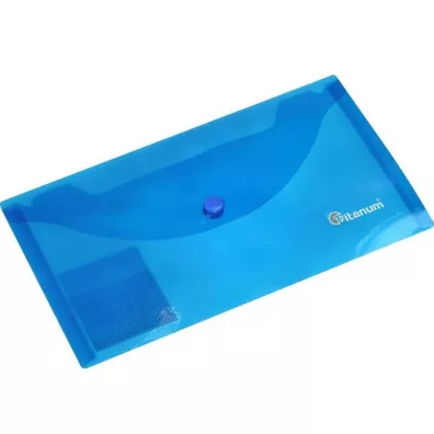 Titanum Teczka DL kopertowa transparentna
