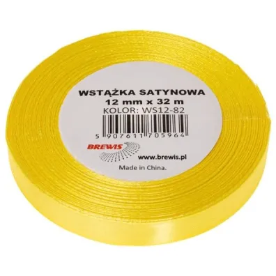 Brewis Wst��ka satynowa kanarkowy 25mmx32m