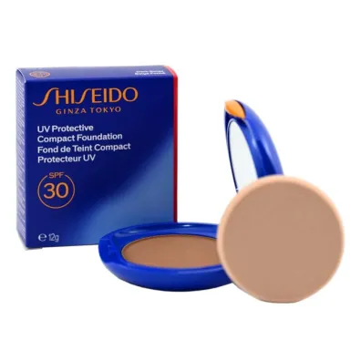 Shiseido Sun Uv Protector Compact Fond De Teint Puder do twarzy w kompakcie Dark Beige 12 g
