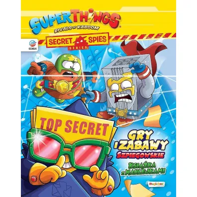 SuperZings. Ksi��ka z naklejkami. Seria Secret Spies