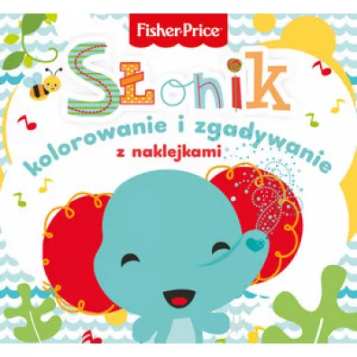 Fisher Price. Kolorowanka podogowa. Sonik - kolorowanie i zgadywanie z naklejkami
