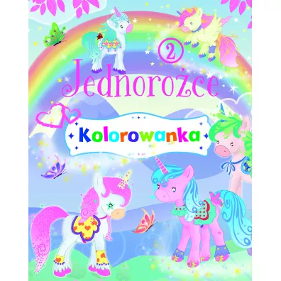 Jednoroce. Kolorowanka 2