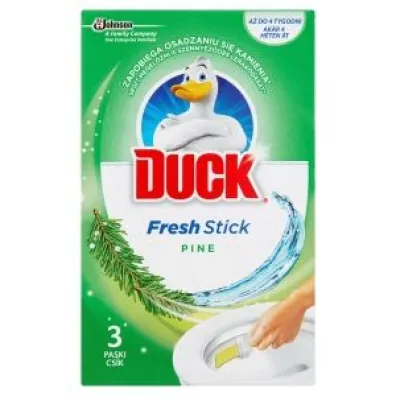 Duck Stick Pine �elowe paski do toalet 3 x 9 g