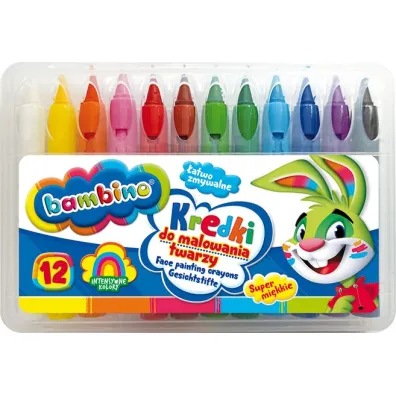 St. Majewski Kredki do malowania twarzy Bambino 12 kolor�w