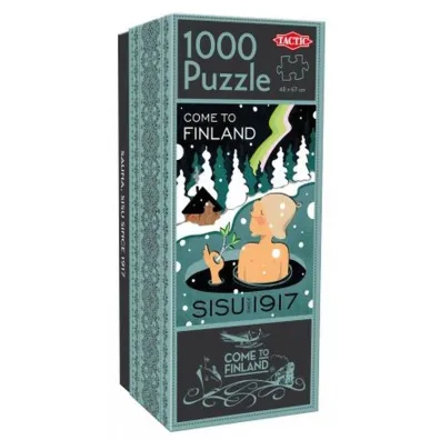 Puzzle 1000 el. Sauna, Sisu since 1917 Tactic