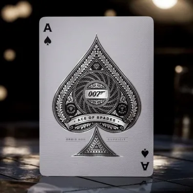 James Bond 007, karty do gry, edycja srebrna