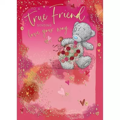Kartka okolicznociowa To a true friend
