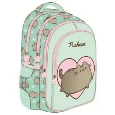 St. Majewski Plecak 4 komorowy Pusheen mint