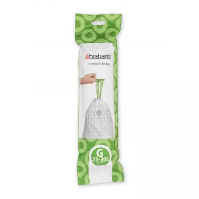 Brabantia Worki na mieci PerfectFit rozmiar G 23-30L 138386 10 szt.