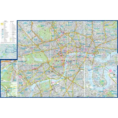 Londyn map&guide PL laminat 2024