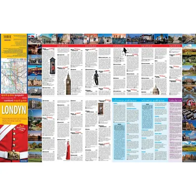 Londyn map&guide PL laminat 2024