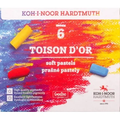 Koh-I-Noor Pastele Toison D`or 6 kolor�w