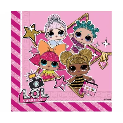 Godan Serwetki papierowe L.O.L. Surprise! 33 x 33 cm 20 szt.