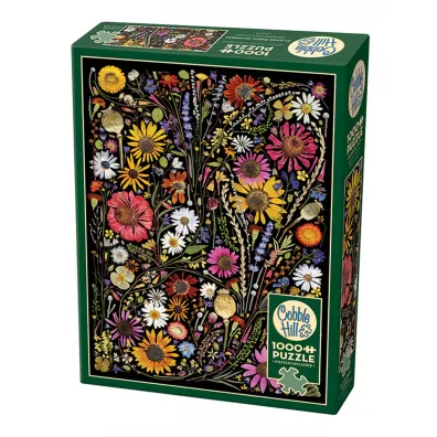 Puzzle 1000 Prasowane kwiaty: Szczcie G3 Cobble Hill