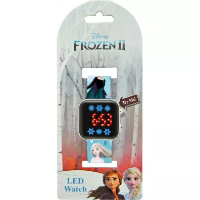 Kraina Lodu Zegarek LED z kalendarzem Frozen FZN4918