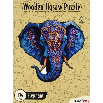 Puzzle 174 drewniane S�o� Recent Toys