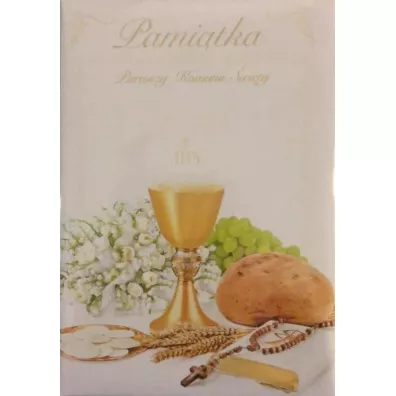 Panorama Ksi��eczka brokat A5 Komunia wz�r nr 015