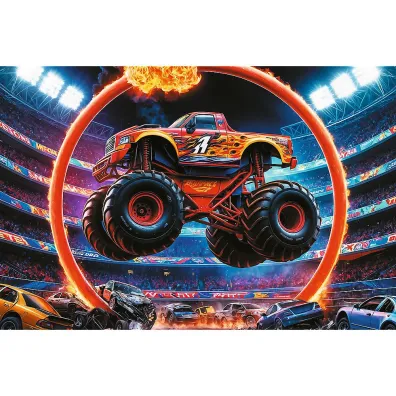 Puzzle 60 el. Monster truck Trefl